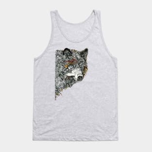 Red Wolf. Tank Top